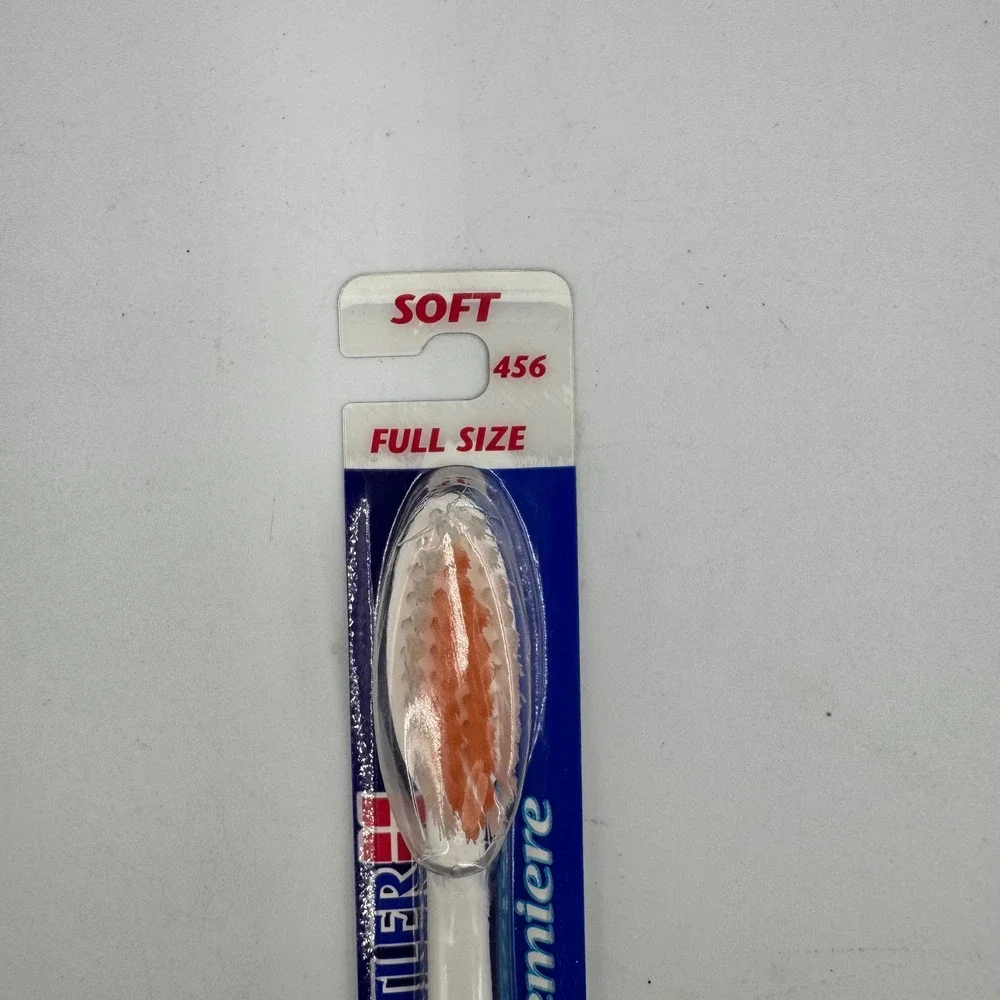 Butler Premiere Toothbrush Orange Soft Bristle Model 456 NEW